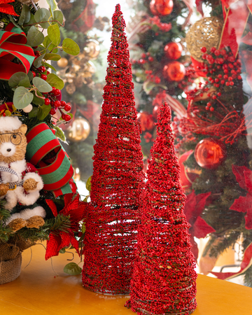 Árvore Natalina Cone Berry — 40cm